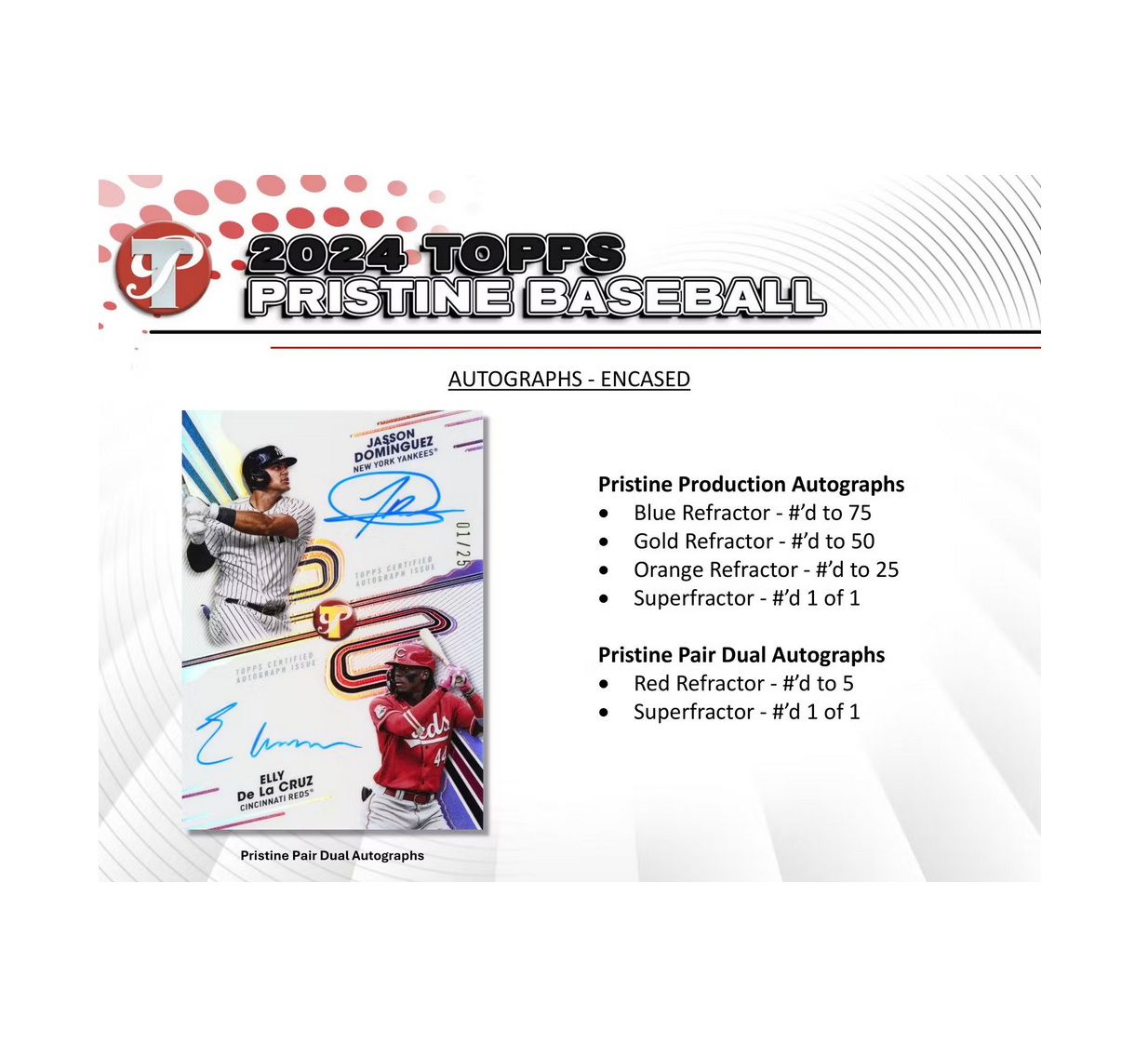 2024 Topps Pristine Baseball Hobby Box