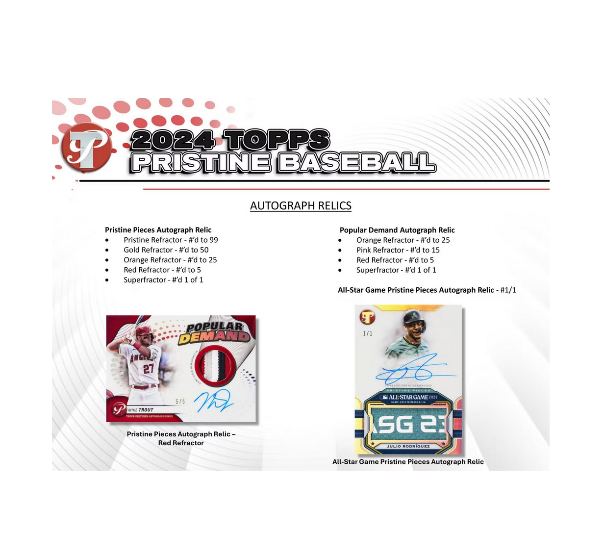 2024 Topps Pristine Baseball Hobby Box