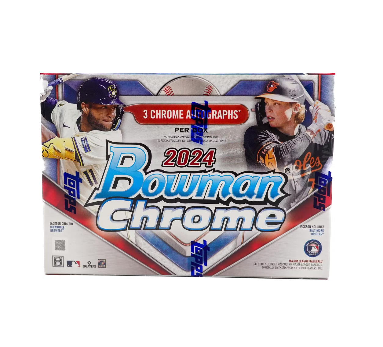 2024 Bowman Chrome Baseball HTA Choice 12-Box Case