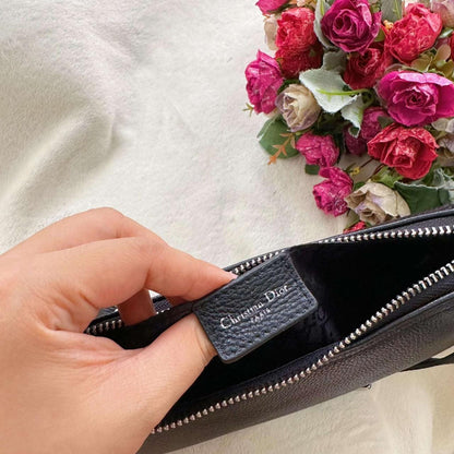 PreOwned Vintage Christian Dior black spell out mini bag Small