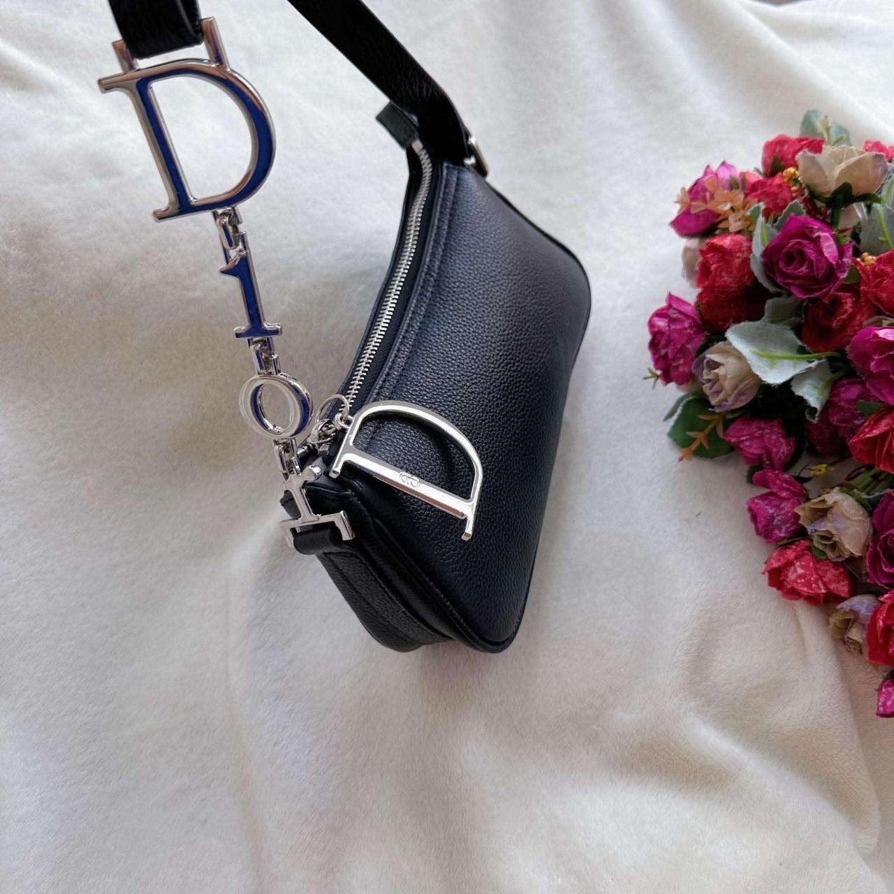 PreOwned Vintage Christian Dior black spell out mini bag Small