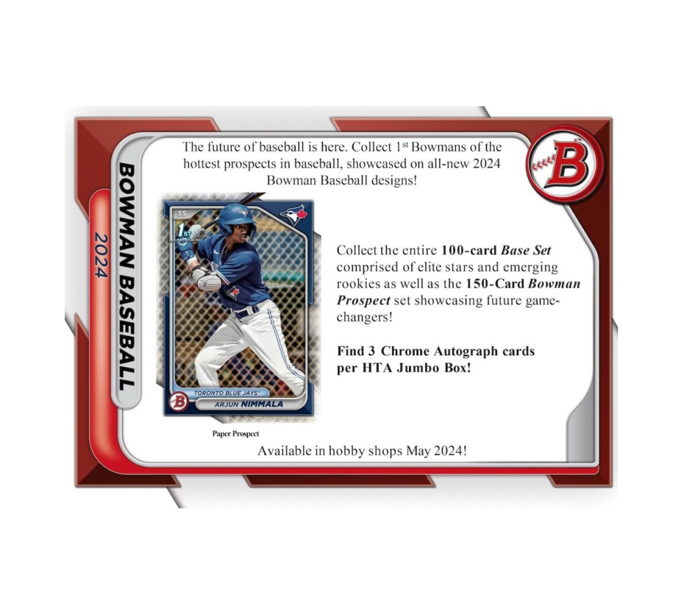 2024 Bowman Baseball Jumbo Box