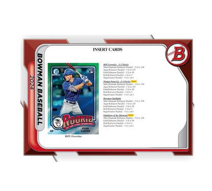 2024 Bowman Baseball Jumbo Box